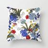 Summer Tropical Floral Cushion Cover Home Decor Office Sofa Pillowcase Green Plant Throw Pillowcase
