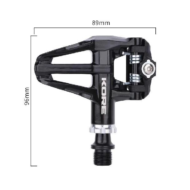 KORE Road Bicycle Locking Pedals Aluminum Lightweight Enclosed Bearings Fit Shimano Look KEO Cleat 2 Sealed Pedals
