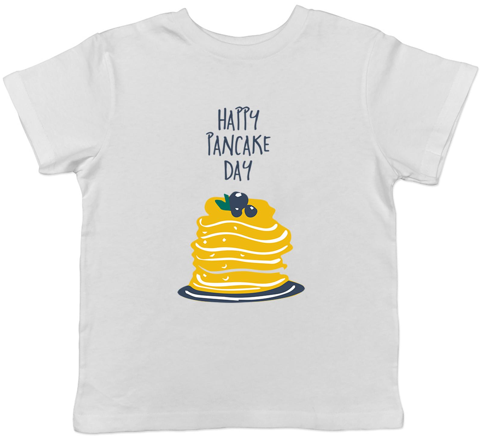 Happy Pancake Day Childrens Kids T-Shirt Boys Girls 130