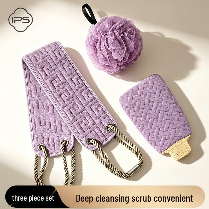 Ladies Exfoliating Mitt & Back Scrubber Set