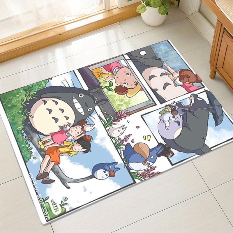 Neighbor Totoro Adventure Carpet For Playroom Bedroom Living Room Sofa Home Decorkids Game Area Rug Nonslip Floor Mat