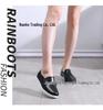 Women's Waterproof Slip-On Rubber Shoes - Non-Slip, Low-Top Fashion for Kitchen, Outdoor, and Rain 