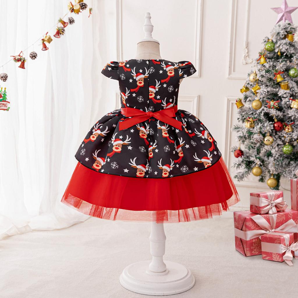 Wedding Flower Girls Dress Toddler Baptism 7st Birthday Dress Baby Girl Clothes Princess Wedding Party Kids Dress