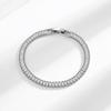 Korean Trendy Crystal Square Couple Bracelet - Versatile Women's Hand Jewelry
