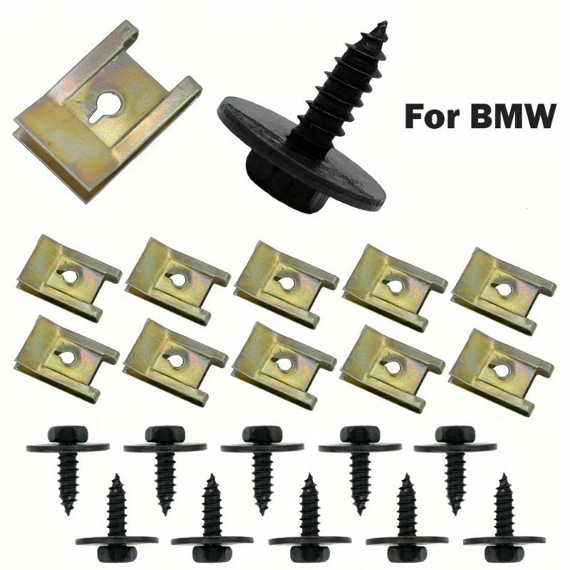 Metal Screw Base U Clip Auto Fastener for Car Fender Bumper Protection Interior Modification Parts