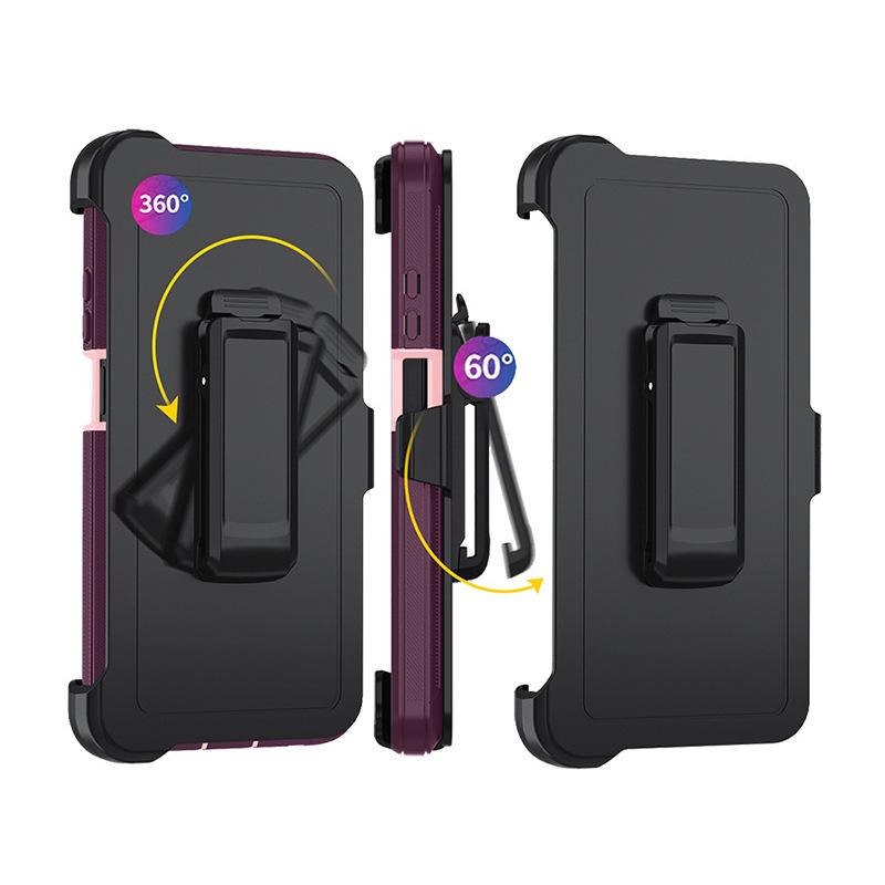 Tecno Spark 10 Pro 3-in-1 Full Coverage Case with Rotating Stand