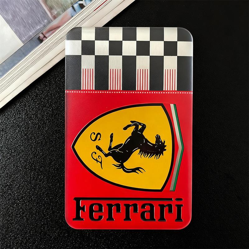 Adesivi Emblema Auto in Lega di Alluminio 3D Decalcomania Modifica Badge per Ferrari F430 Stradale 458 488 599 612 FF F12 Accessori Auto