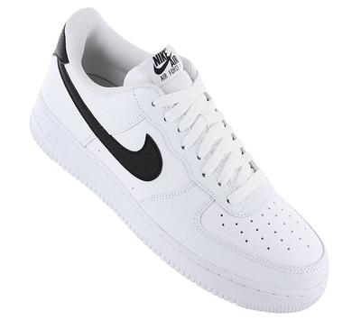 Air Force 1 Low 07 - Scarpe Sneakers da Uomo Bianco-Nero CT2302-100 ORIGINALE