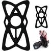 Motorcycle Phone Mount Tether 6 Pack,Replacement Silicone Bands For Bike Phone Holder, Phone Holder Grip Rubber Strap Security Bands For Bike,