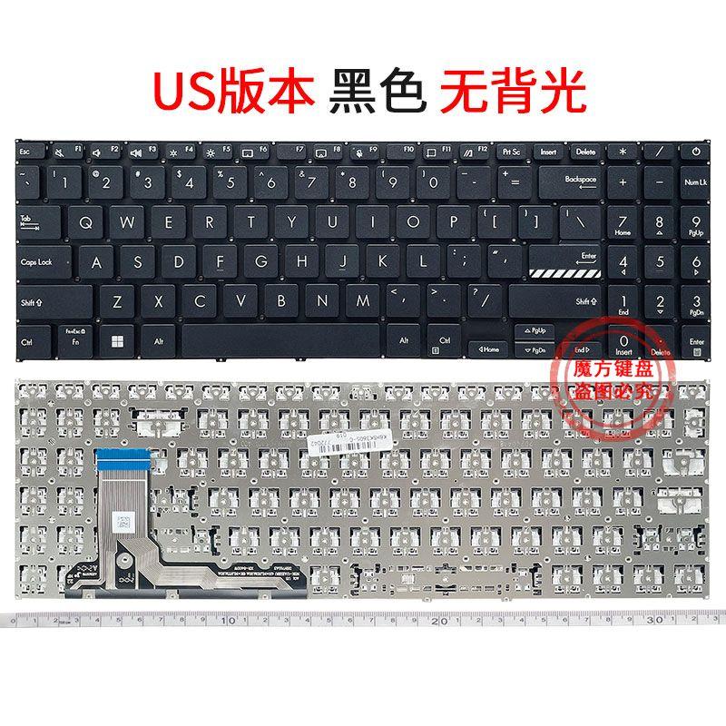 

Applicable to ASUS 16x K3605/ZV/VC Keyboard 15x K3504 M3504 S3504 E1504 M3605 [New/genuine goods] (Black/no backlight)