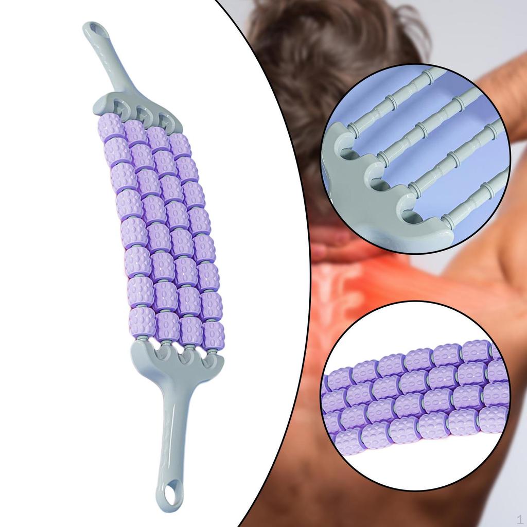 Massage Roller Stick Manual Massager Arms Waist Buttocks Legs Indoor Back Fitness Gym Yoga Calf