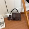 Women's 2026 Niche Snakeskin One-Shoulder Crossbody Handbag with Versatile Star Charm