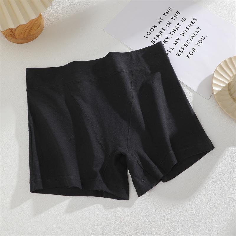 FINETOO Women's Cotton Seamless Boyshorts Plus Size Stretchy Safety Pants Girls Sexy Tight Solid Color Boxer Panties Breathable Lingerie