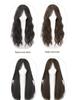 Women's Long Wavy Wig - Natural Fall/Winter Look, Middle Part, Full Coverage