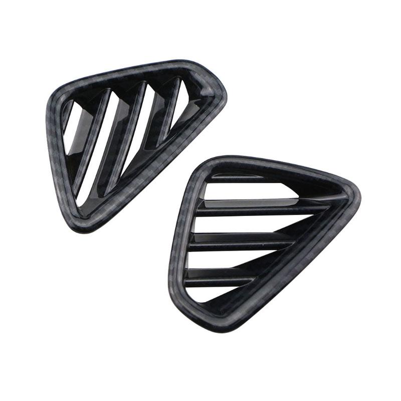 2Pcs/Set Car Air Condition Vent Outlet Decoration Cover Sequins Trim for Hyundai Kona Kauai 2017 -2022 Accessories