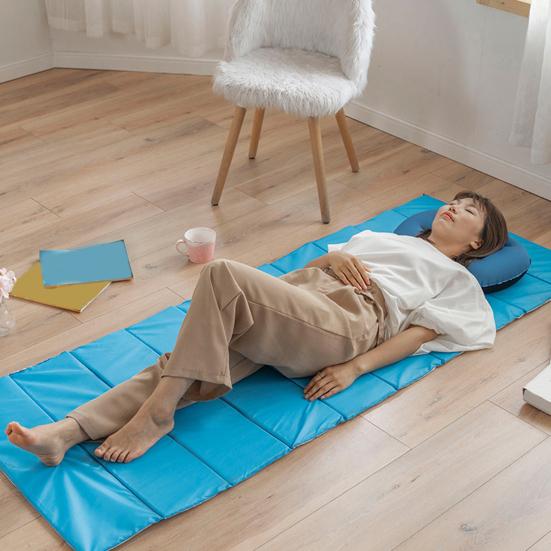 Nap Mat Moisture-proof Foldable Anti Slip Extra Thickness Folding Sleep Mat for Family