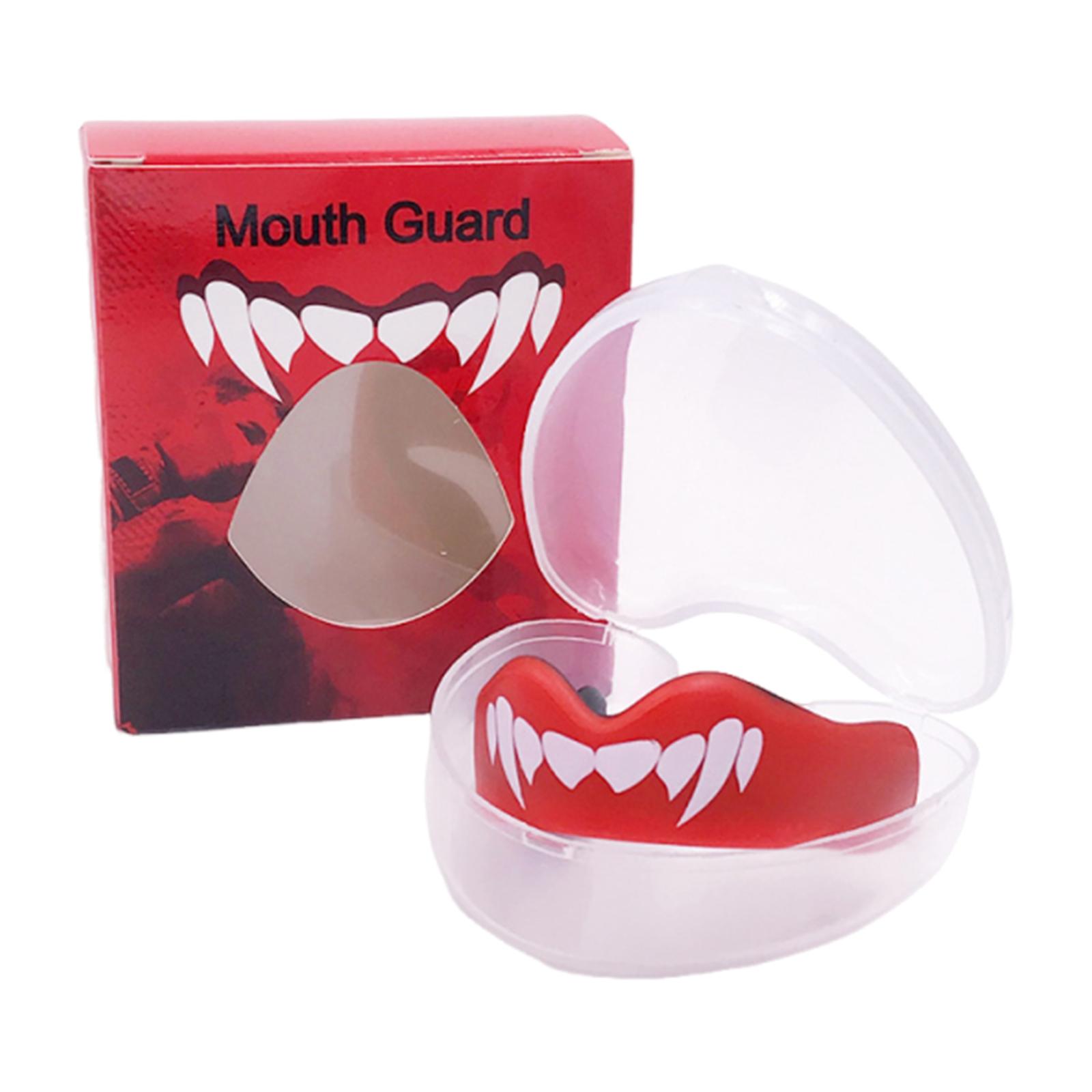 

Професійний боксерський капу з ЕВА з футляром Захист зубів та ясен для боксу, регбі та всіх контактних видів спорту червоний