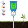 6-in-1 Digital Garden Soli Analyzer Fertility/Temp/Moisture/Sunlight/Humidity/PH Meter for Gardening Farming and Outdoor Plants