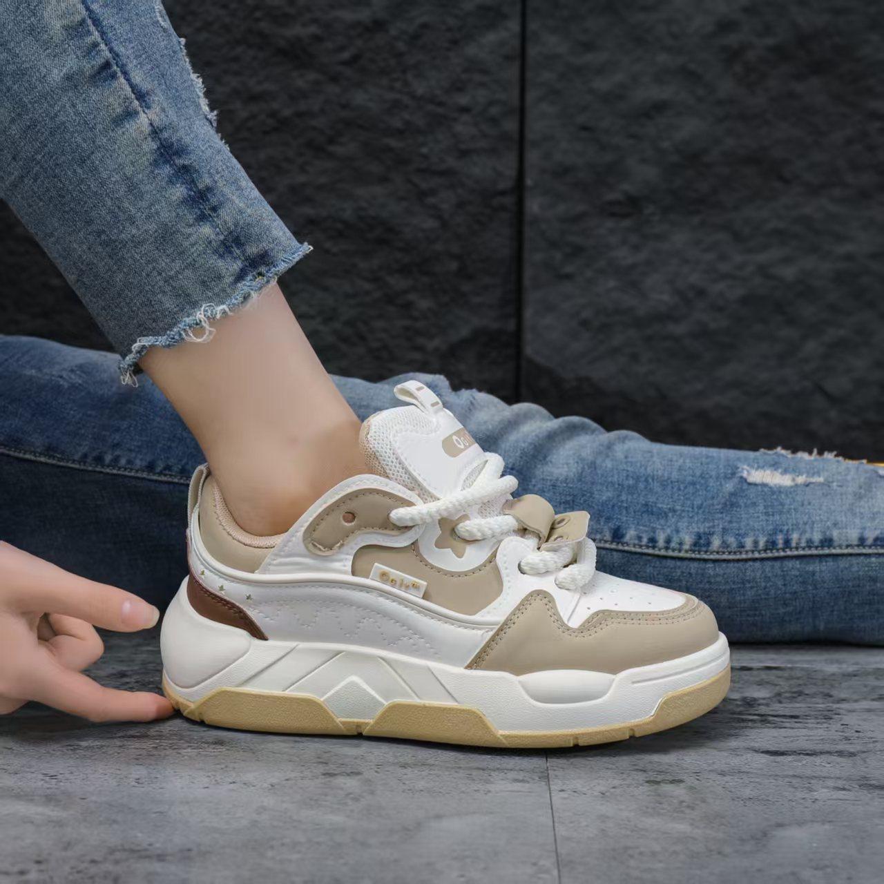 

2025 new flat-bottomed sports shoes casual trend women s shoes foreign trade explosion X179 41