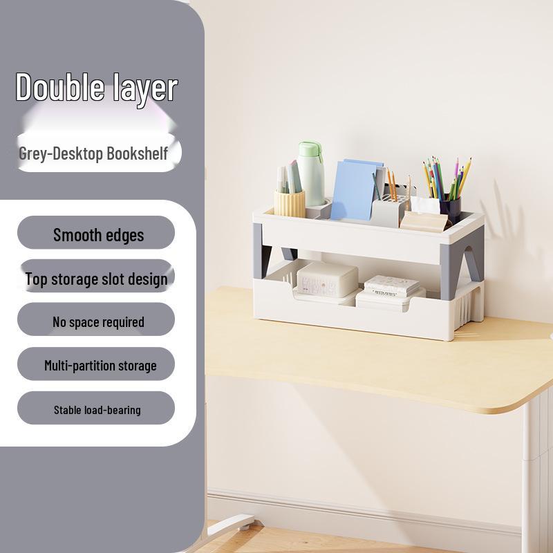 Universal Wheel Floor Storage Rack & Movable Bookshelf for Classroom or Table Side