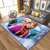 1pc Frozen Pattern Area Rug Soft Flannel Floor Mat for Living Room, Office, Bedroom and Carpet, Sofa Coffee Table Floor Mat