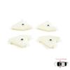 EWR1056+EWR1057 Front Window Regulator Repair Left and Right Corner Pulley Wheel Clips Pin Set for  A4 S4 B6 B7 8E B8 8K Seat Exeo 3R 4/5 Door