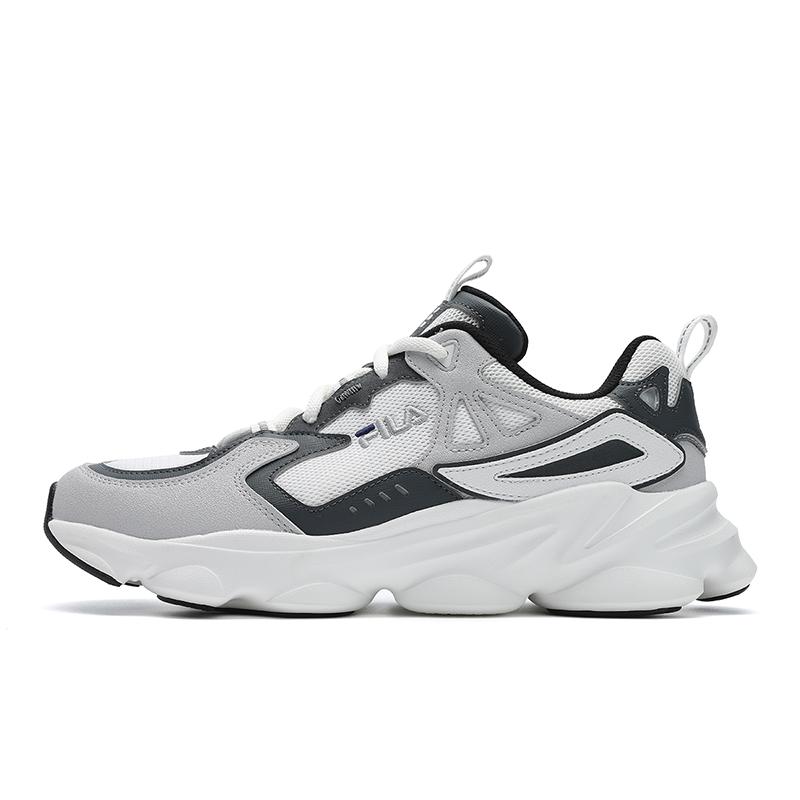 Fila Skipper 1S Retro Fashion Versatile Simple High-Quality Sports Casual Shoes Men Sneakers Black Gray F12M522124FCD