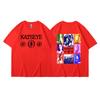 New KATSEYE printed T-shirt men's and women's casual T-shirt high-quality short sleeves