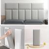 1pc 3D Wall Stickers Thicken Tatami Anti-collision Soft Back Wall Mat Anti-bump Living Room Background Wall Pad Decor