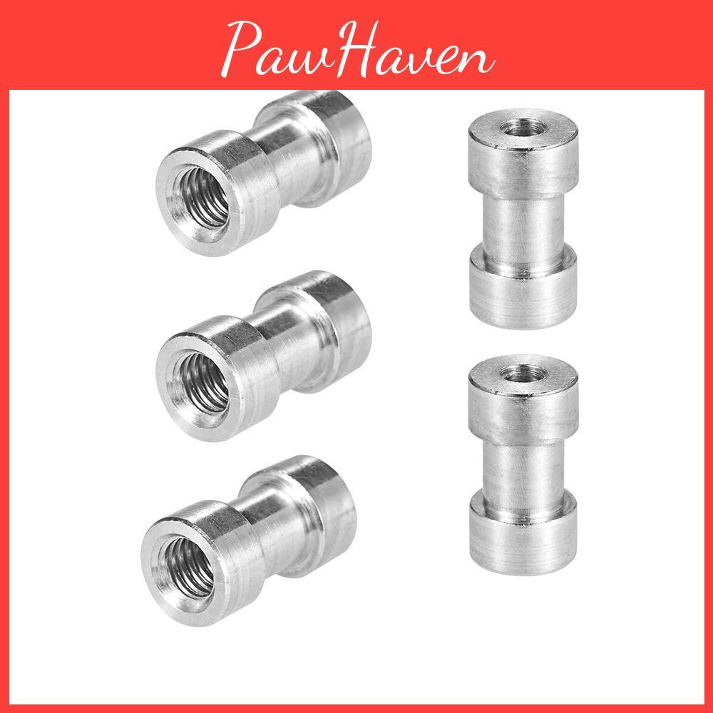 5pcs 14"20 And 38"16 Female Spigot Screw Threaded Adapter For Camera Flash Light Bracket