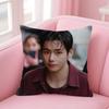 Singer Kim T-Tae-Hyung Office Cushion Pillowcase Car Cushion Cover45X45Cm Lumbar Pillowcase Sofa Pillowcover