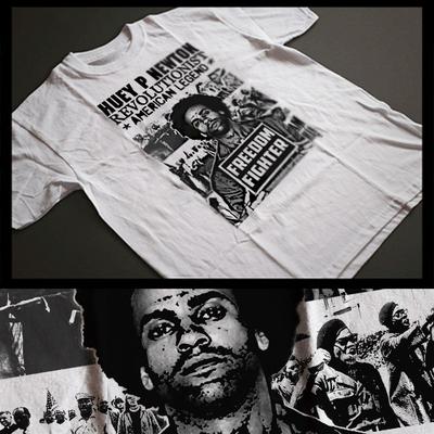Black History Month Huey P Newton Mugshot Pan-Afrikaanse Wortel Citaat Unisex T-shirt
