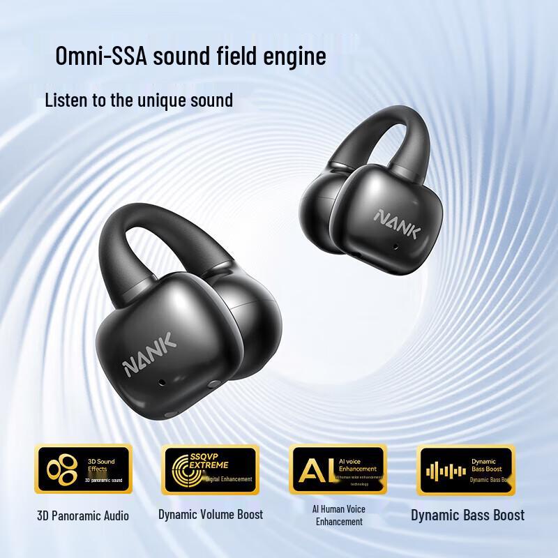 NANK Clip Super Open-Ear Bluetooth Sports Headphones