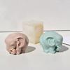 Elephant Figurine Silicone Candle Molds for Candle Making Silicone Epoxy Resin Mould Fondant Silicone Molds Baking Tool