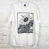 Sunflower Unisex Adult T-shirt, Vintage Art