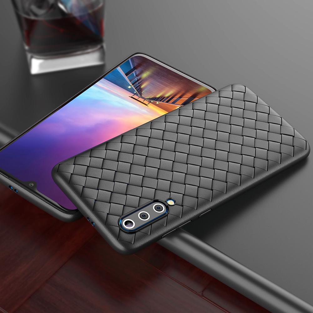 

Мягкий чехол KEYSION для смартфона с имитацией плетения, для Xiaomi Mi 9 for Xiaomi Mi 9 чёрный