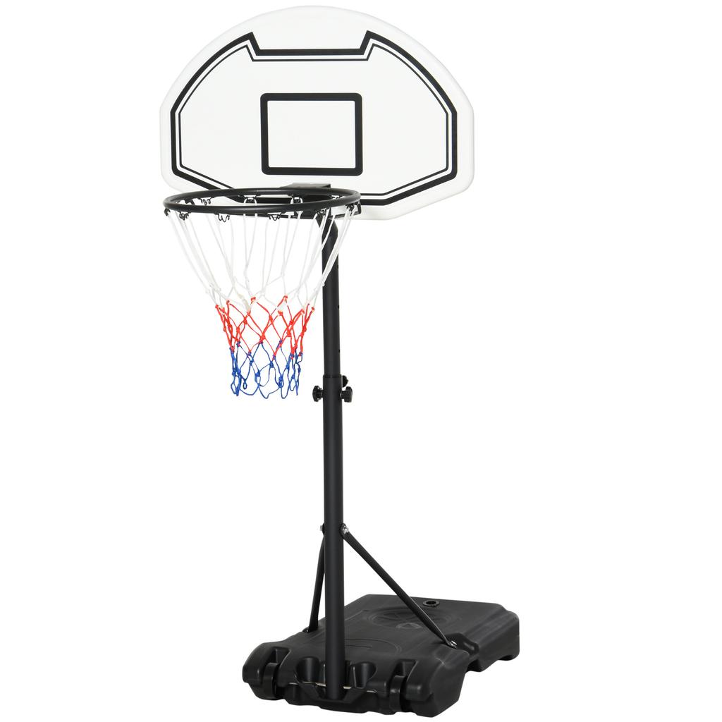 94-123cm Adjustable Height Basketball Hoop and Stand