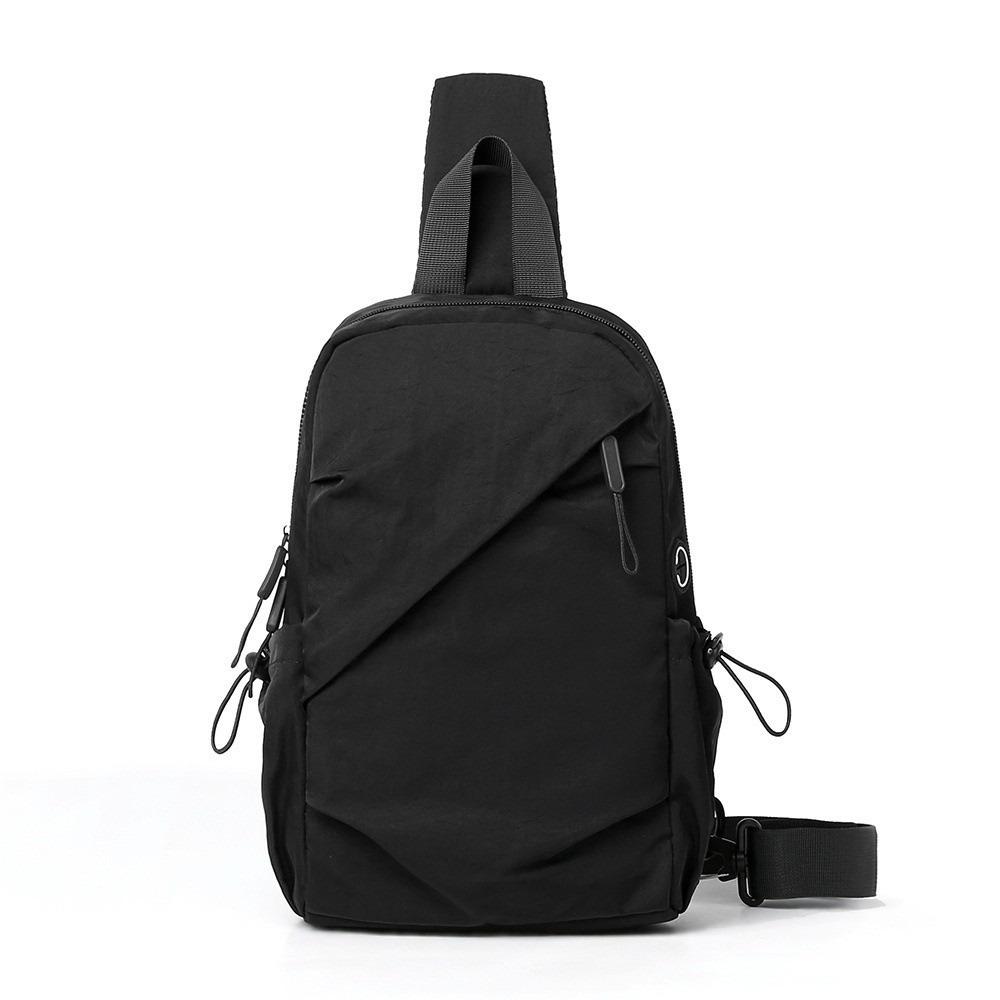 Cloth Phone Bag Solid Color Shoulder Bag Fashion Men Chest Bag Female