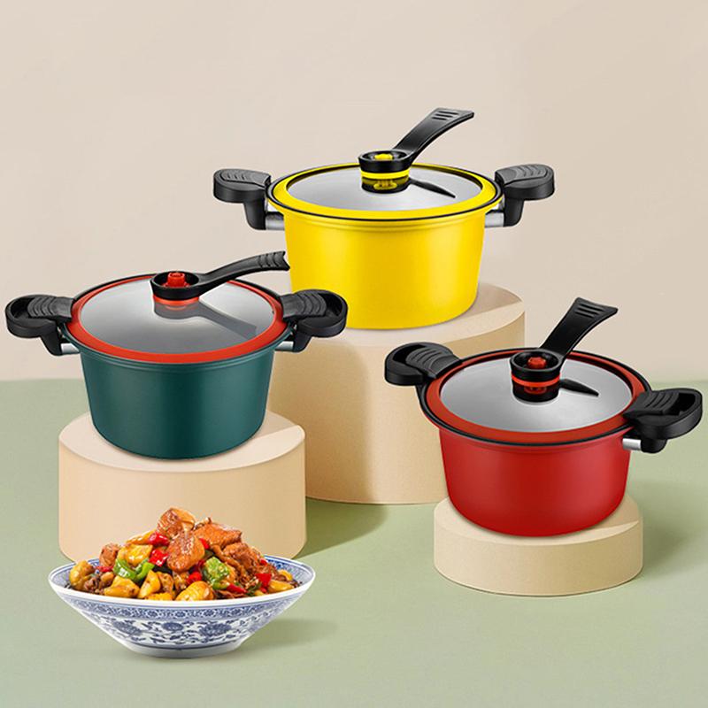 Micro Pressure Crock Pot 3.5L Pressure Cooker Outdoor Camping Micro Pressure Cooker Household Mini Rice Cooker