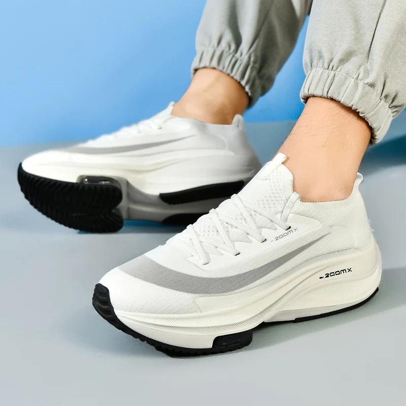 Buty do biegania zwiększające wysokość dla mężczyzn Oryginalne miękkie do chodzenia Unisex Sneaker Outdoor Maraton Para Buty sportowe Kobiety Maraton