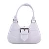 Damen Schultertaschen Neue Mode Achseltaschen Einfarbig Freizeit Vielseitig Damen Neumond-Paket Handtasche Gelee-Taschen