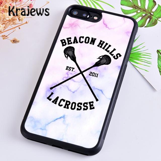 Krajews Beacon Hills Lacrosse Logo Teen Wolf Custodia Cover per Telefono Per iPhone 14 5 6s 7 8 plus XR XS 11 12 13 pro max Samsung S21 S22