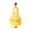 New Fairy Tale Yellow Princess Belle Long Court Dress Temperament Princess Clothing Stage Performance Clothing