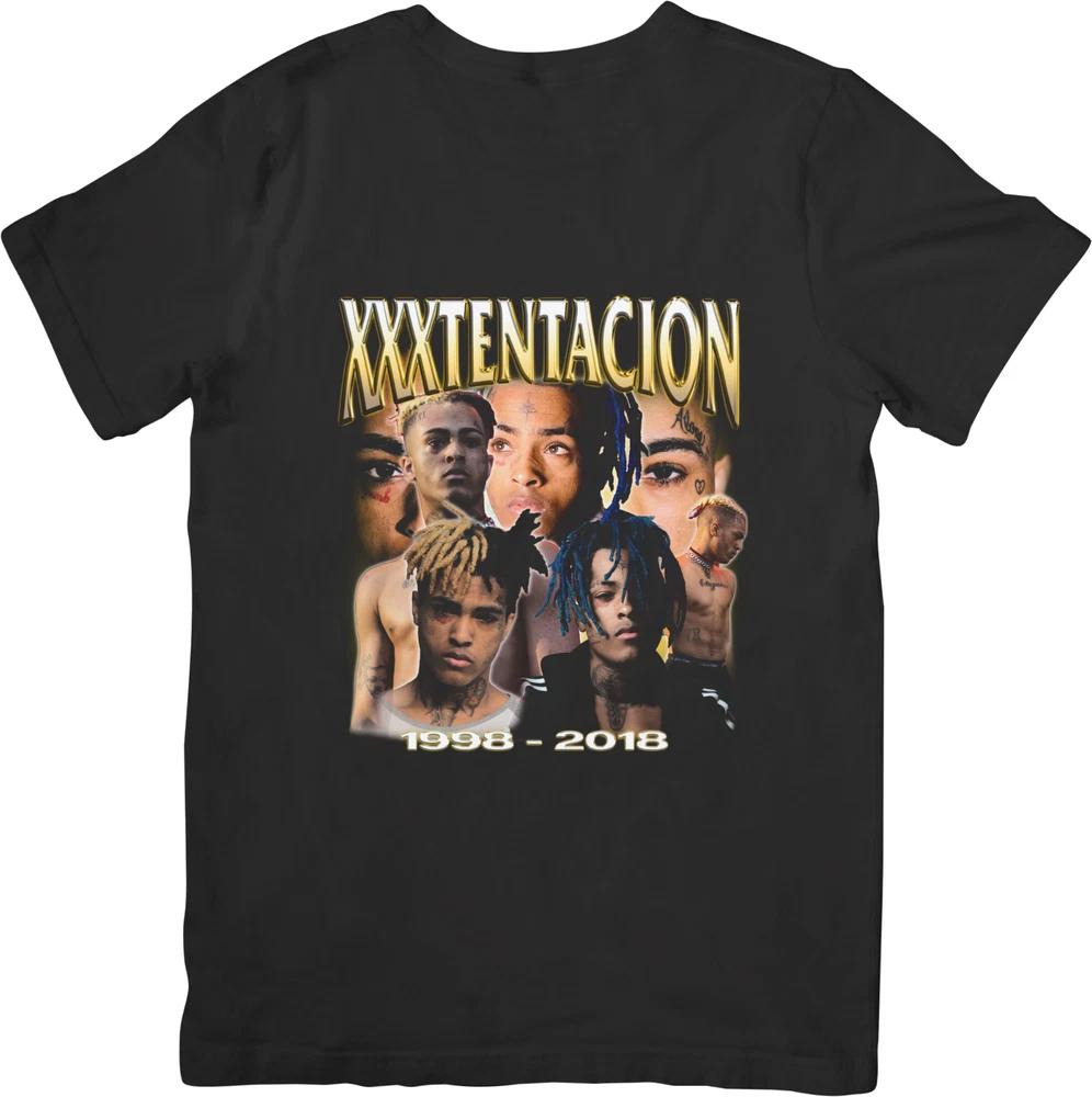 XXX Tentacion Music Unisex Fit for Unisex women Quality Cotton TShirt Black S