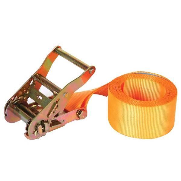 Sangle d'arrimage - Perel - 3.65m x 50mm - Charge max. 1000kg - Couleur orange