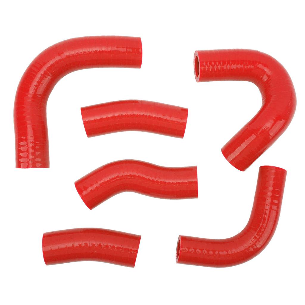 Radiator Coolant Hose Silicone Heat Resistant Leakage Proof Radiator Coolant Hose Kit for Magna VF1100C VF1000C V65 Red