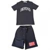 DFND London Childrens/Kids Logo T-Shirt & Shorts Set