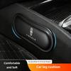 1Pcs Leather Car Pillow Knee Pad Elastic Memory Foam Leg Pad For Lincoln Z Navigator Town-car Aviator MKZ Corsair Continental XX111