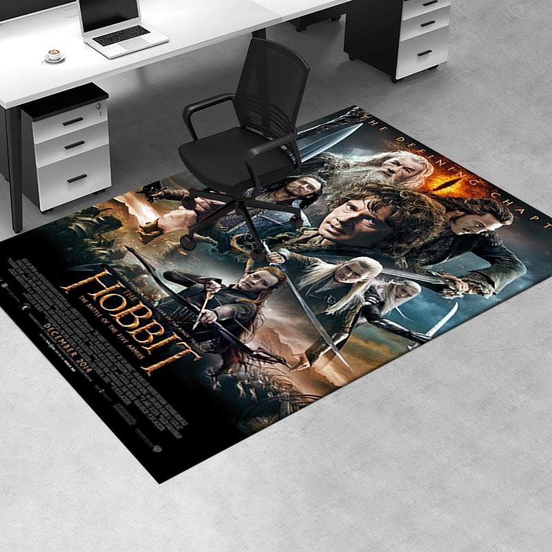 

The Hobbit: The Battle of Five Armies Poster Print Office Mat Home Decor Office Desk Chair Rugs Chair Carpet for office Chair Mat Gift For H 60cm by 90cm