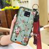Ring Phone Holder Phone Case For Oukitel WP6 Elderly lady Fashion Lanyard Chinese style Kickstand Silicone Durable